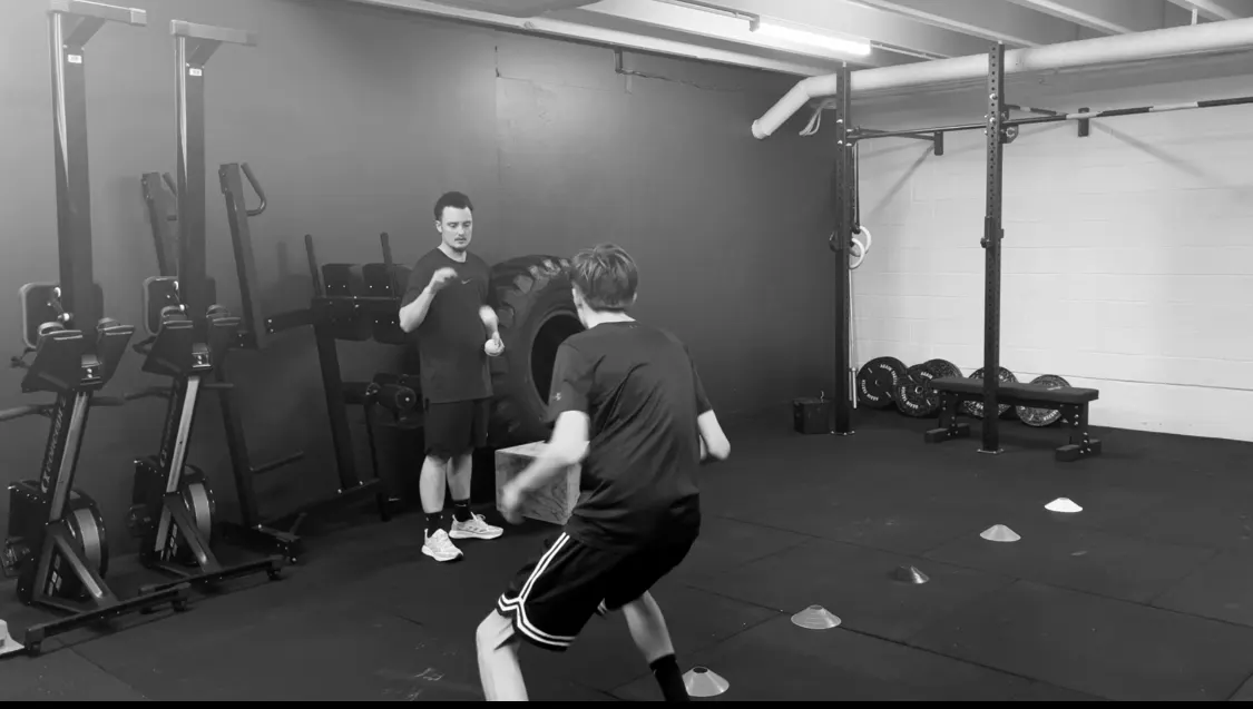 Youth athlete agility and reaction drill